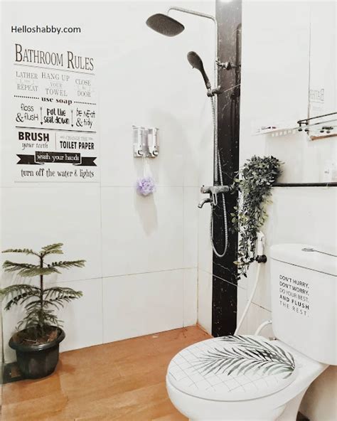 Desain Kamar Mandi Dengan Shower Kamar Mandi Helloshabby