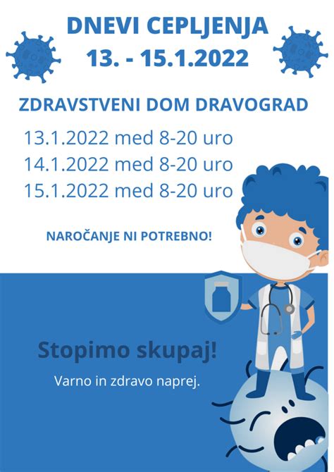 DNevi Cepljenja Zdravstveni Dom Dravograd