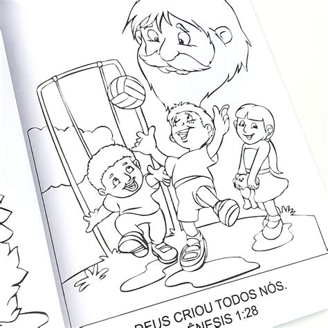 Kit 2 Livros Infantil SBN Atividades Bíblicas A Bíblia para colorir