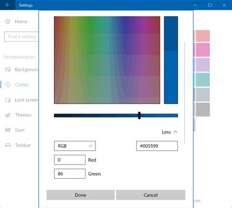 Comment définir une couleur personnalisée pour la barre des tâches et