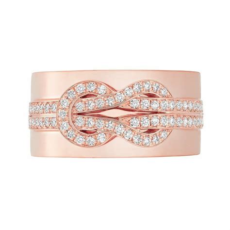 Achat Bague Fred Chance Infinie En Or Rose Et Diamants