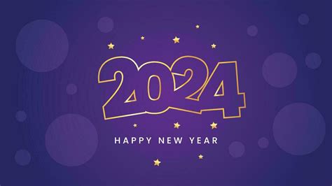 Happy New Year 2024 Background Design Template 26382227 Vector Art At