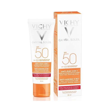 Vichy Capital Soleil Crema Solare Viso Anti Età Spf50 Antiossidante