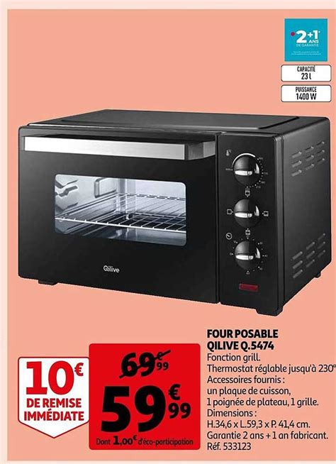 Promo Four Posable Qilive Q 5474 Chez Auchan ICatalogue Fr