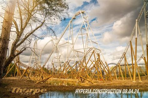 Hyperia Ride Trains Arrive At Thorpe Park Theme Park Insanity