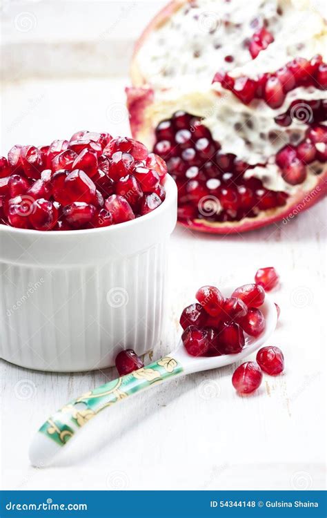 Fresh Pomegranate Seeds Stock Photo Image Of Seeds 54344148