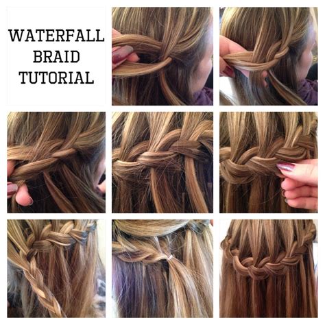 Waterfall Braid Hair Tutorial Hairstylistsalon