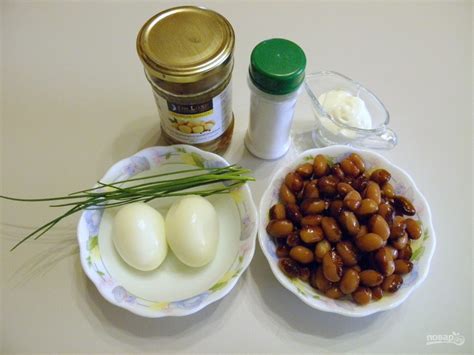 Салат с консервированной фасолью - пошаговый рецепт с фото на Повар.ру