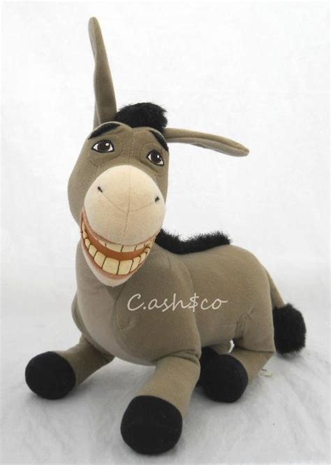 Shrek 2 Electronic Talking Donkey Plush Stuffed 2003 Dreamworks Hasbro