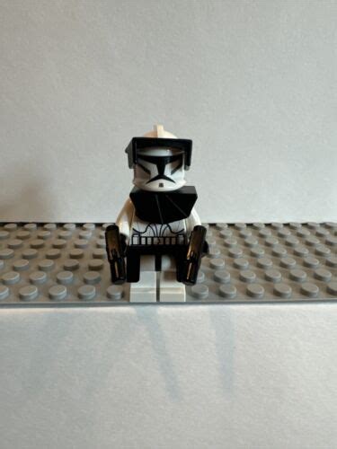 Lego Star Wars Clone Trooper Phase 1 Black Visor Pauldron Kama Minifigure Sw0223 Ebay