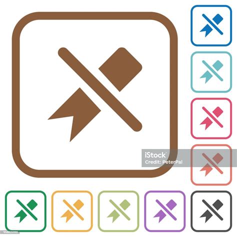 Untag Simple Icons Stock Illustration - Download Image Now ...