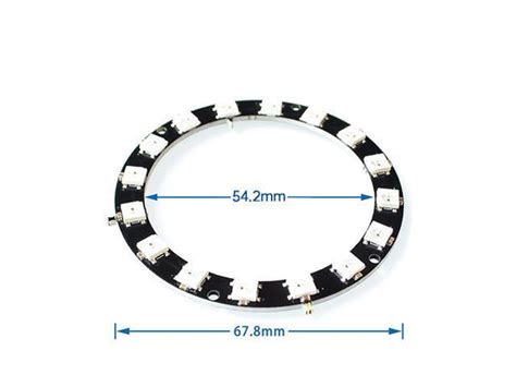 Hkd Ws2812 Neopixel Ring 16 Led Communica Part No Hkd Ws2812