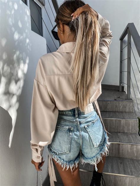 KOSZULA ALTA NUDE Ubrania Obuwie Oraz Dodatki Dla Kobiet