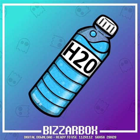 Hydrate Drink Water Channel Points Emote For Twitch Discord Stream