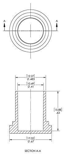 EP 18 Pack Of 500 Plastic Caplugs 99190983 Plug For Threaded Connectors