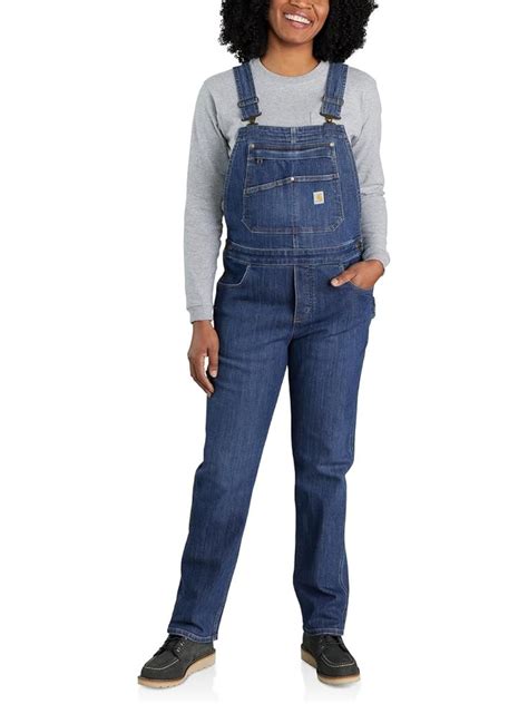 Carhartt Denim Bib Overall Unlined Free Shipping