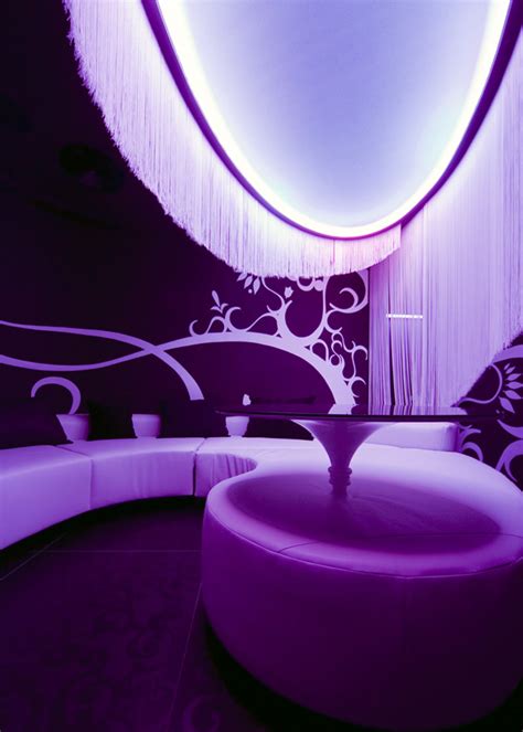 Purple Cafe Interior Designs Ideas Home Idea