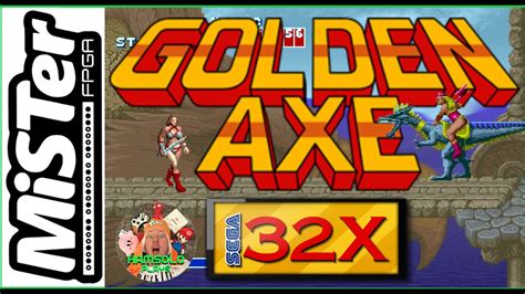 Golden Axe Arcade Sega 32x Version Jvisser MiSTer FPGA YouTube