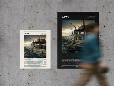 Jaws Movie Poster / Jaws Poster / Modern Art Print / Print - Etsy