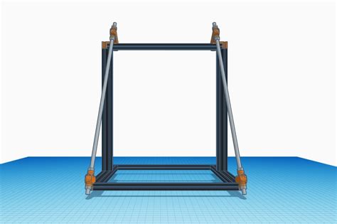 Anet A8 Plus Bear X Frame Brace By 3dprintsos Download Free Stl