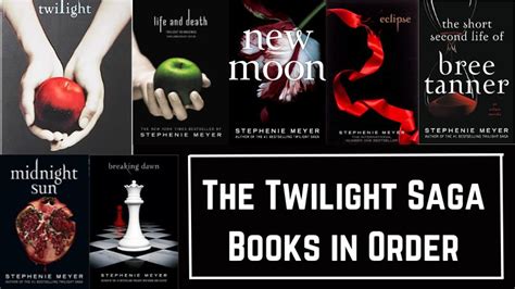 The Twilight Saga Books in Order of release date & chronological - The ...