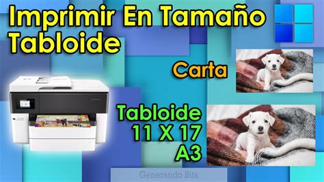 Como Enviar A Imprimir Hoja Papel En Tama O Tabloide Impresora