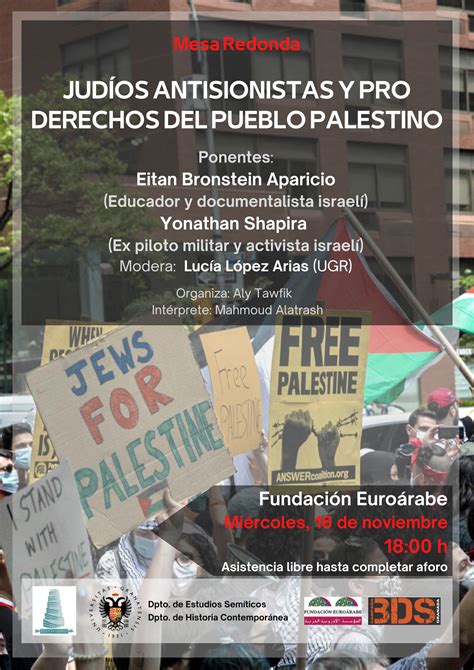 Mesa Redonda Jud Os Antisionistas Y Pro Derechos Del Pueblo Palestino