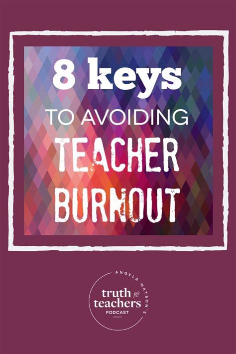 8 Keys To Avoiding Teacher Burnout Part Two Teacher Encouragement