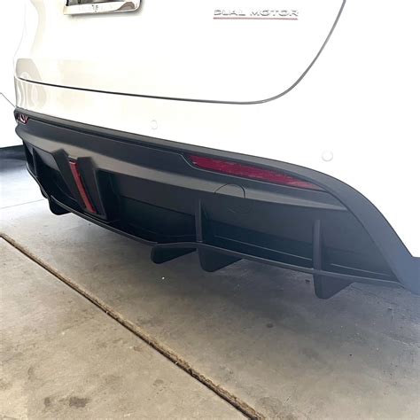 Amazon FLAMPETUS Rear Diffuser Bumper Lip Fit 2017 2023 Tesla