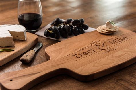 Cheese Charcuterie Cutting Board Set Personalized T For Couple Best