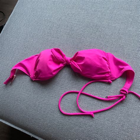 Victoria Secret Hot Pink Bikini Top Gem