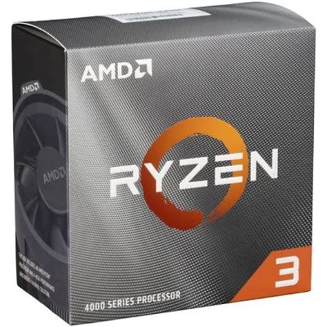 AMD Ryzen 3 4100 3 8 GHz 4 Core Desktop CPU BOX Technology Valley