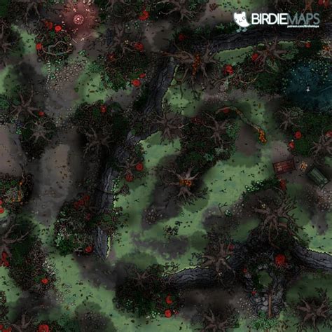 Dark Forest Tutorial Map [30x30] R Battlemaps