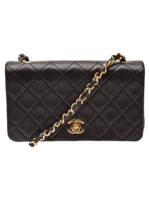 Chanel Vintage Quilted Full Flap Bag Farfetch