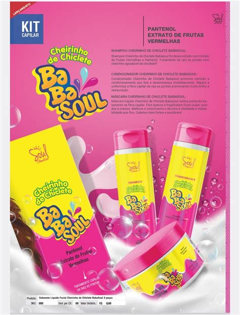 Kit Capilar Babasoul Tutti Frutti Soul Cosm Ticos Atacad O Dos