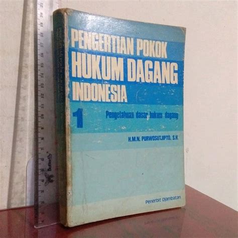 Jual Buku Original Pengertian Pokok Hukum Dagang Indonesia 1