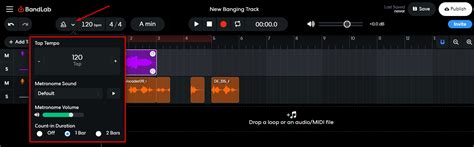 How Do I Use The Metronome Bandlab Help Center