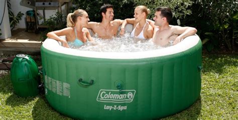 Coleman Portable Lay Z Spa Inflatable Hot Tub Outdoor Bubble Jets For Sale From United States