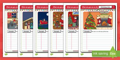 Christmas Writing Stimulus Picture Pack Teacher Made