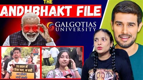 Dhruv Rathee Roast Andhbhakt Galgotias University News Andhbhakt Vs