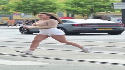 BralessForever Big Bouncy Tits In Public Josephine Jackson