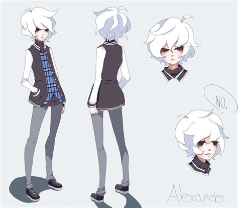 Anime character sheet - Alexander by Eeveelyne on DeviantArt