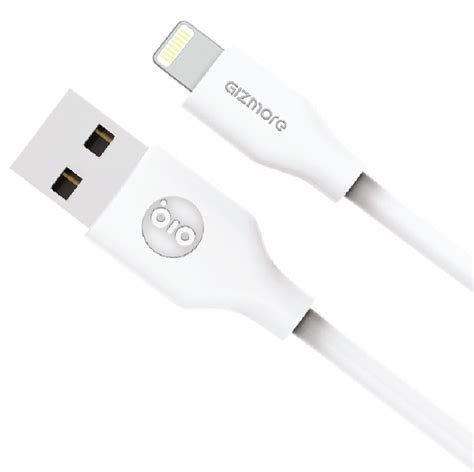 Gizmore Lightning Cable Giz Wl Pvc Wire A M White For Mobile