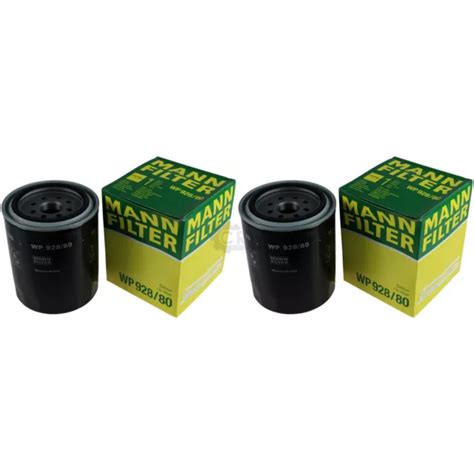 2X ORIGINAL MANN FILTER Filtre à Huile Wp 928 80 EUR 58 90 PicClick FR