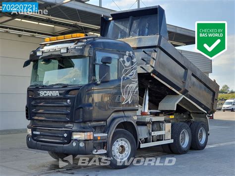 Scania R620 6X4 12m3 V8 Retarder Big Axle 3 Pedals Euro 4 Dump Truck