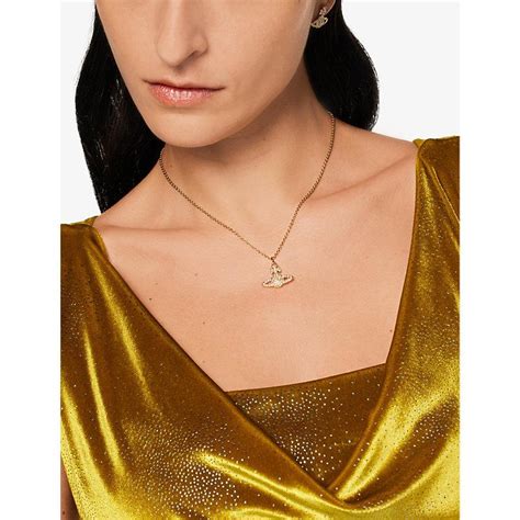 Vivienne Westwood Grace Bas Relief Necklace Discount