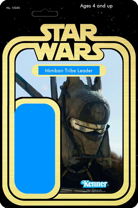 Star Wars Figure Cardback Maker In Kenner Vintage Style