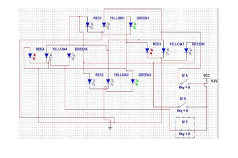 4 Switching Circuit Of Traffic Light Control System Download Scientific Diagram