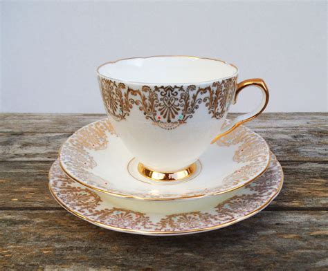 Bone China Tea Set Trio Teacup Saucer Old Royal Bone China Etsy Uk Tea Cups China Tea Sets