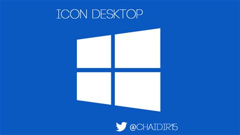 Tampilan Desktop Windows 8 Icon Minimalis Chaidirwebid